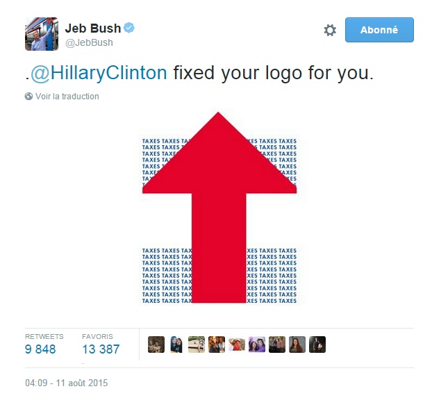 Traduction: J'ai arrangé votre logo pour vous.