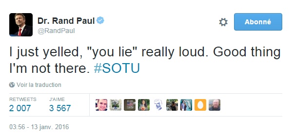 Traduction: Je viens de hurler "tu mens" très fort. C'est une bonne chose que je ne sois pas là-bas.