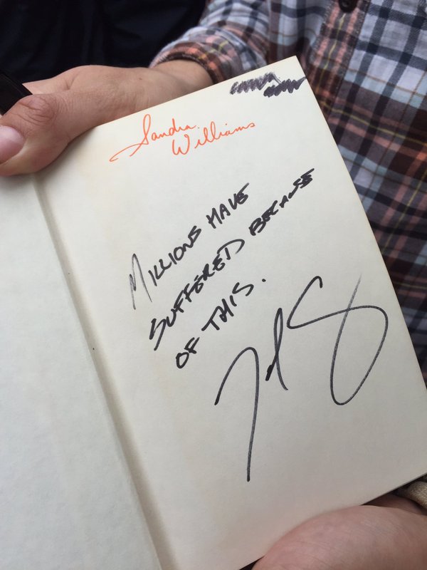 Crédit photo : Ben Gittleson, journaliste à ABC (twitter.com/bgittleson)