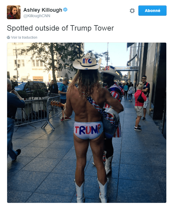 Traduction: Aperçu devant la Trump Tower